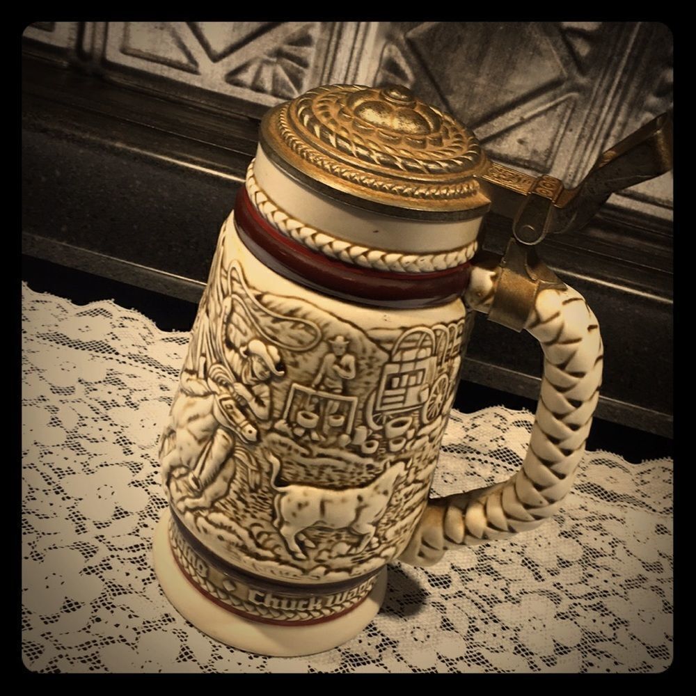 Vintage Avon Beer Stein 1980 Stagecoach